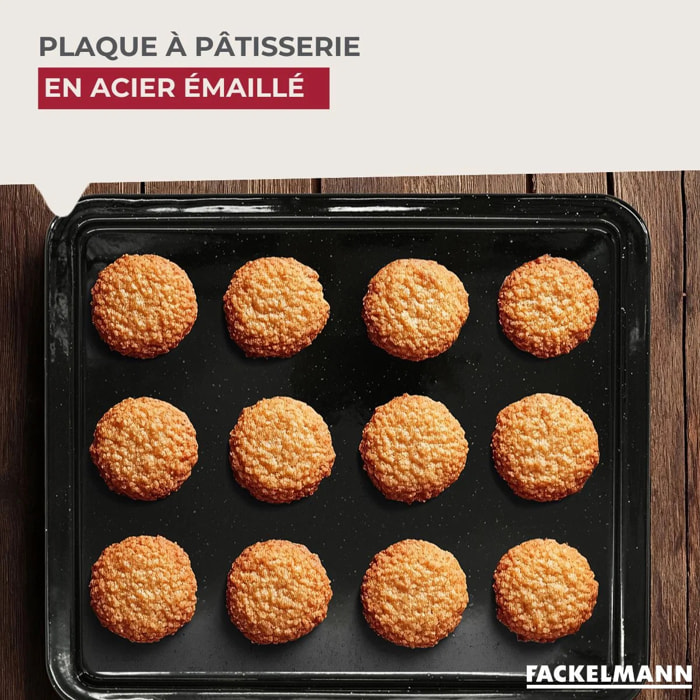 Plaque à pâtisserie émaillée 40 x 34 cm Fackelmann