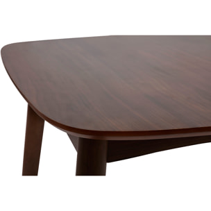 Table à manger extensible noyer L130-190 cm NORDECO