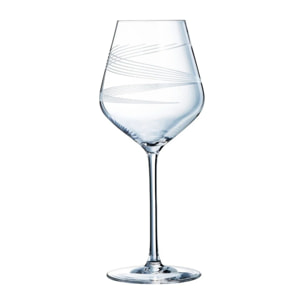 8 verres à pied 47 cl  Intense - Cristal d'Arques