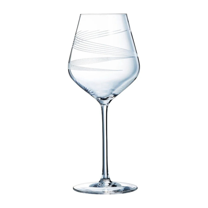 8 verres à pied 47 cl  Intense - Cristal d'Arques