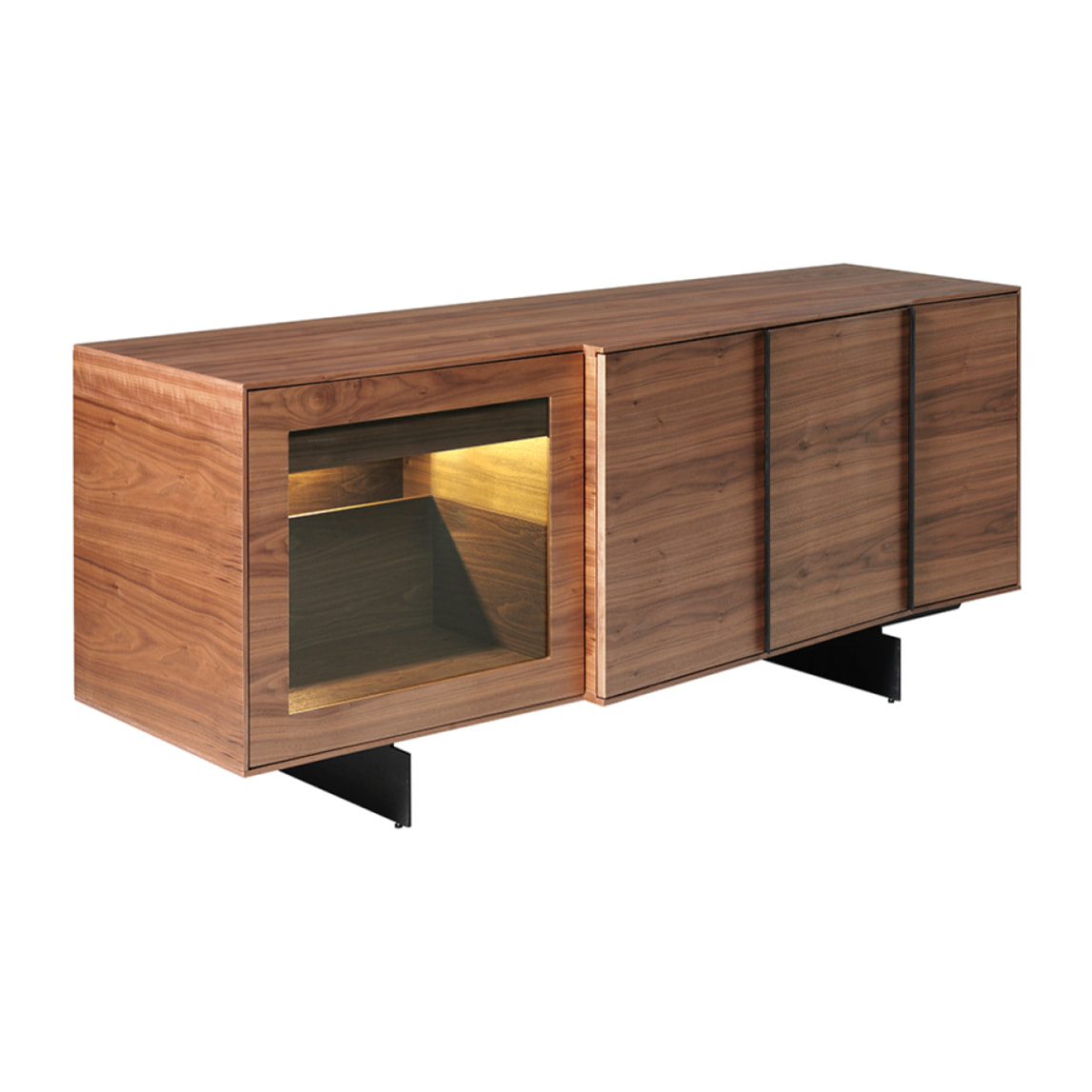 Aparador de Angel Cerda de nogal 180x60x76cm