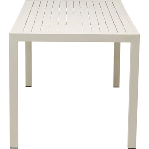 Table de jardin Madagascar 140x80cm grise Kare Design