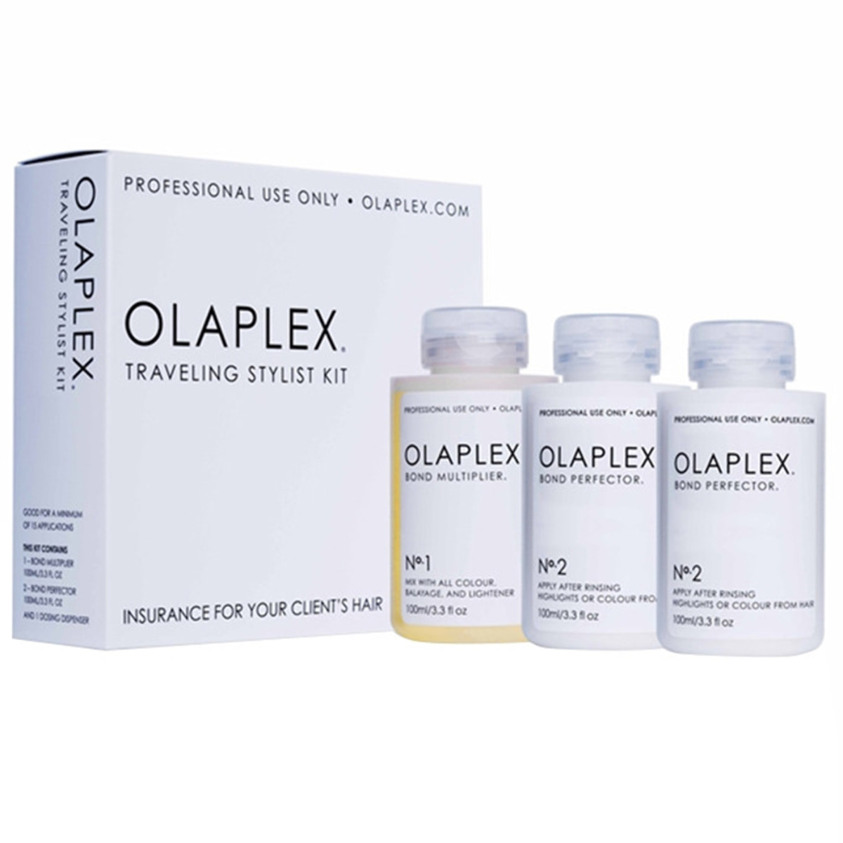 OLAPLEX Traveling Stylist Kit 100ml x 3 pezzi