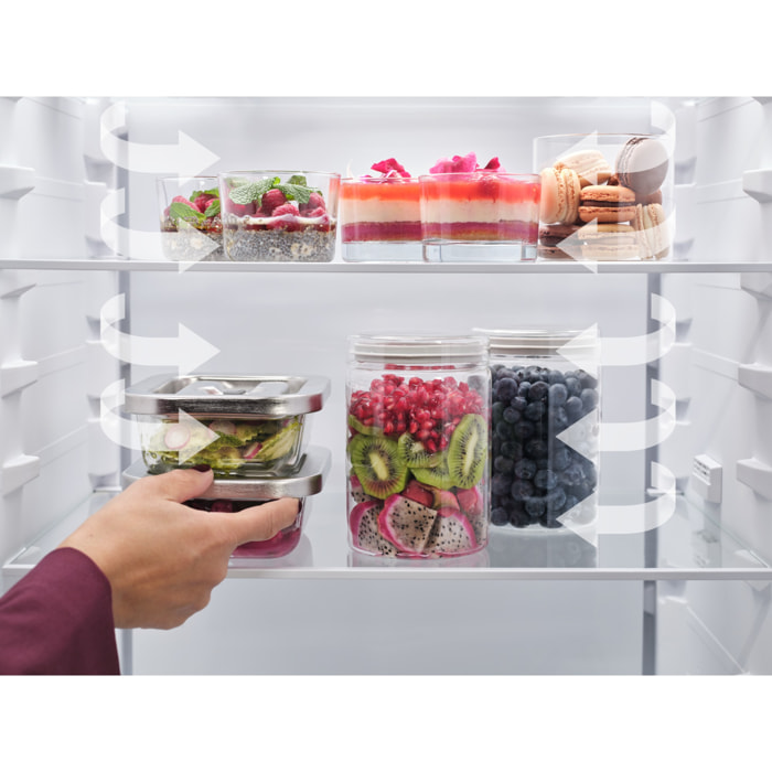AEG - Frigocongelatore da incasso TwinTech Total No Frost - Classe D - bianco - 177,2x54,6x54,9 cm
