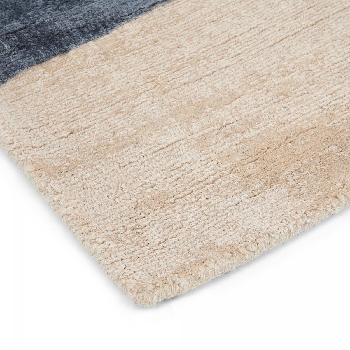 Tapis salon et chambre fait à la main en laine motif abstrait NUITORK