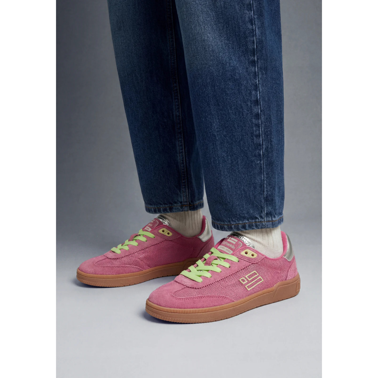 Zapatillas de Mujer Modelo Rebel Mesh Rosa