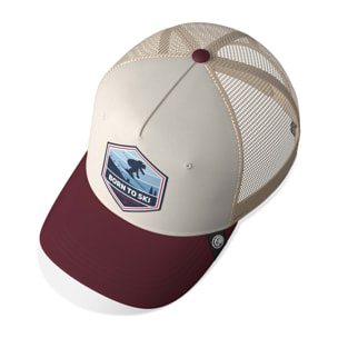 Gorra Trucker Born to Ski Marron The Indian Face para hombre y mujer