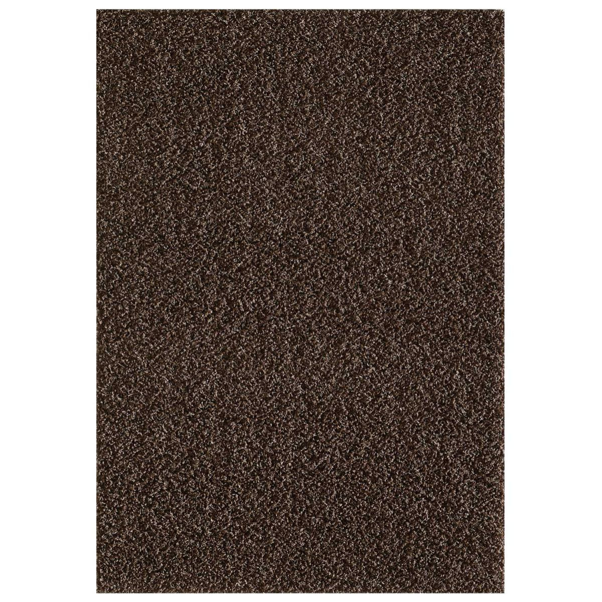 Tapis shaggy tissé motif uni DOSU