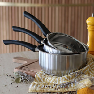 Casserole en acier inoxydable 16cm - tous feux FIRST