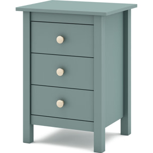 Table de chevet enfant 3 tiroirs en bois - MELVIN