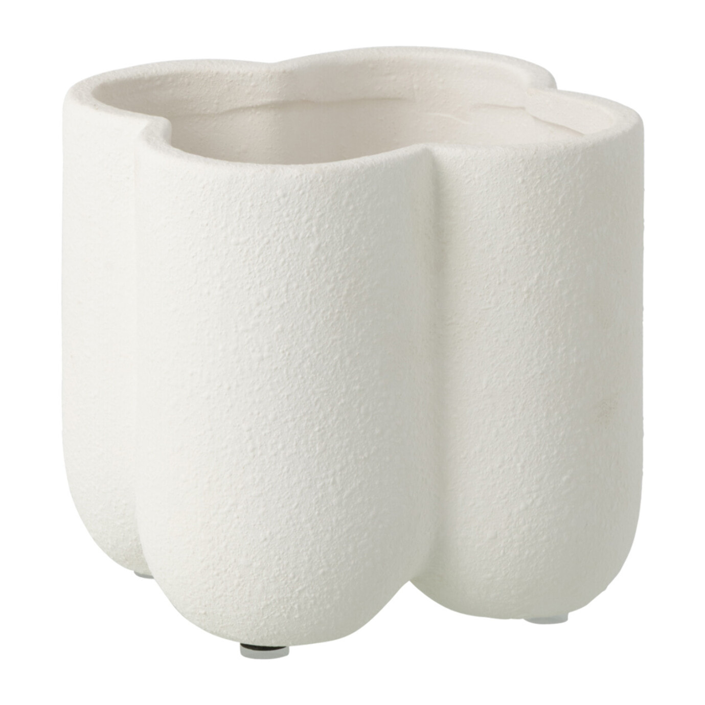 J-Line Cache-pot Buddy - céramique - blanc - small
