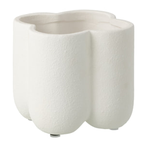 J-Line Cache-pot Buddy - céramique - blanc - small