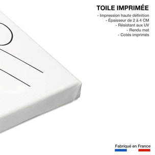 Tableau la femme au clin d'oeil Toile imprimée