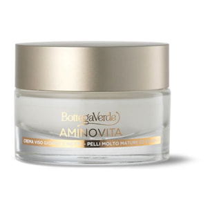 Aminovita - Crema facial día y noche - arrugas profundas, acción global* - con Pluridefence, Péptidos y Ceramidas vegetales (50 ml) - pieles muy maduras y exigentes