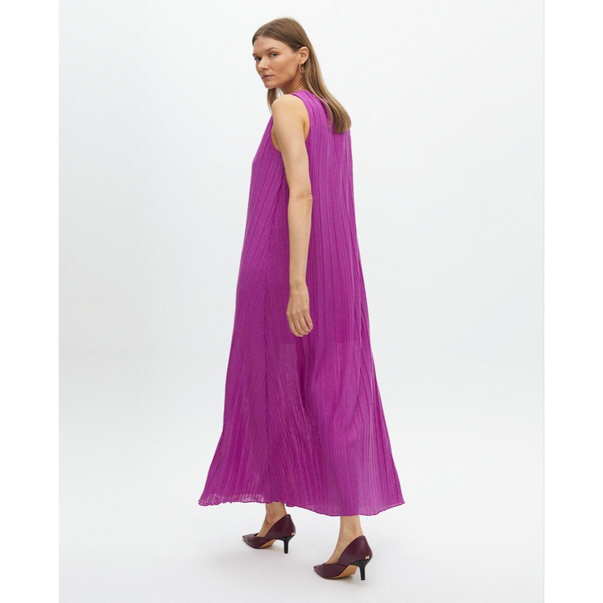 Abito Plissettato con Bretelle