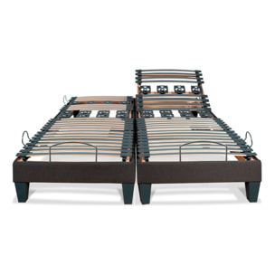 Jeu de 2 sommiers électriques Rochereau 2 places | Lattes & Plots