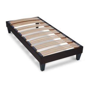Ensemble Matelas Chenonceau & Sommier KIT15, 26 cm, Mémoire de Forme Haute Densité, Technologie Tri-Lattes, Soutien Ferme