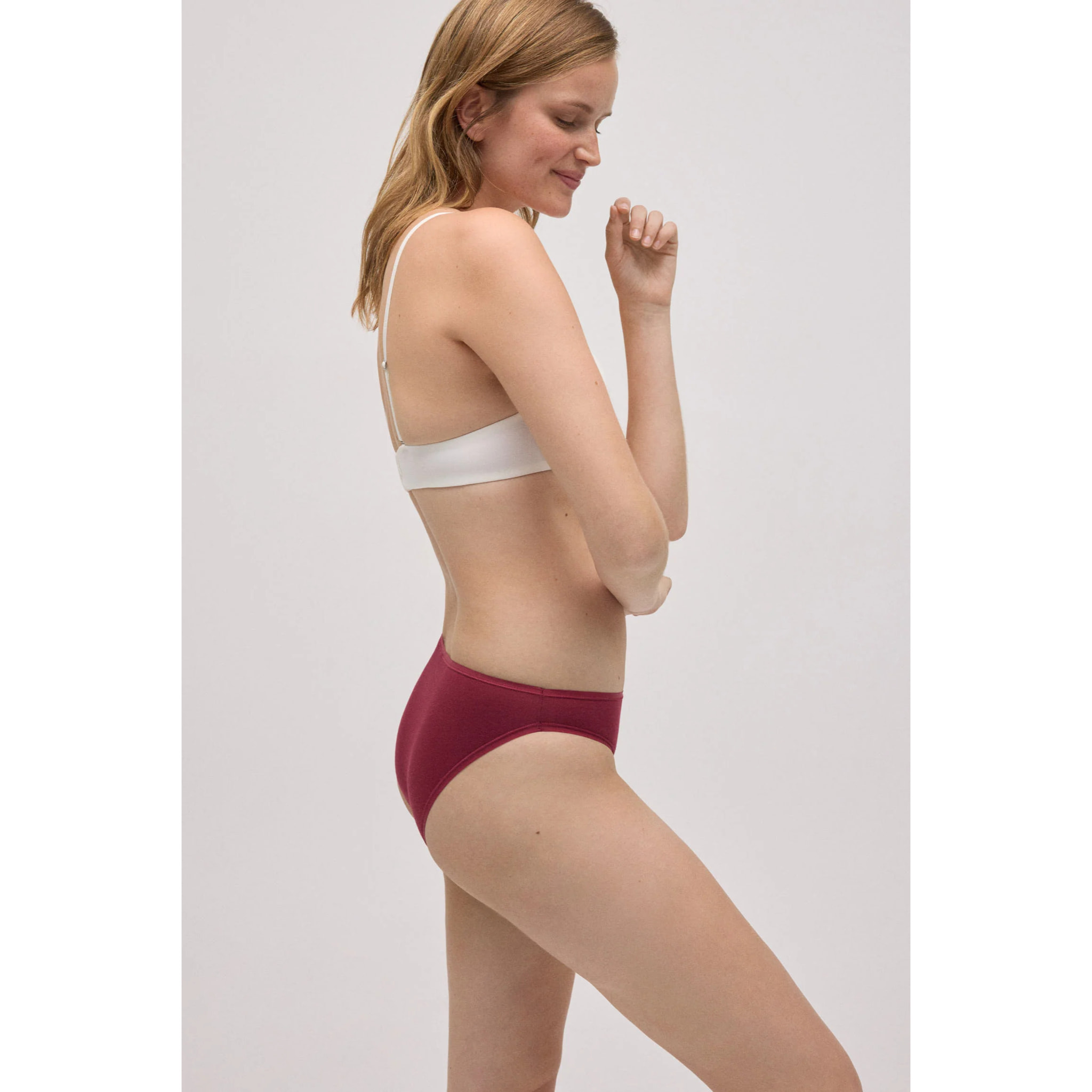 Confezione da 4 mini mutandine basico in cotone