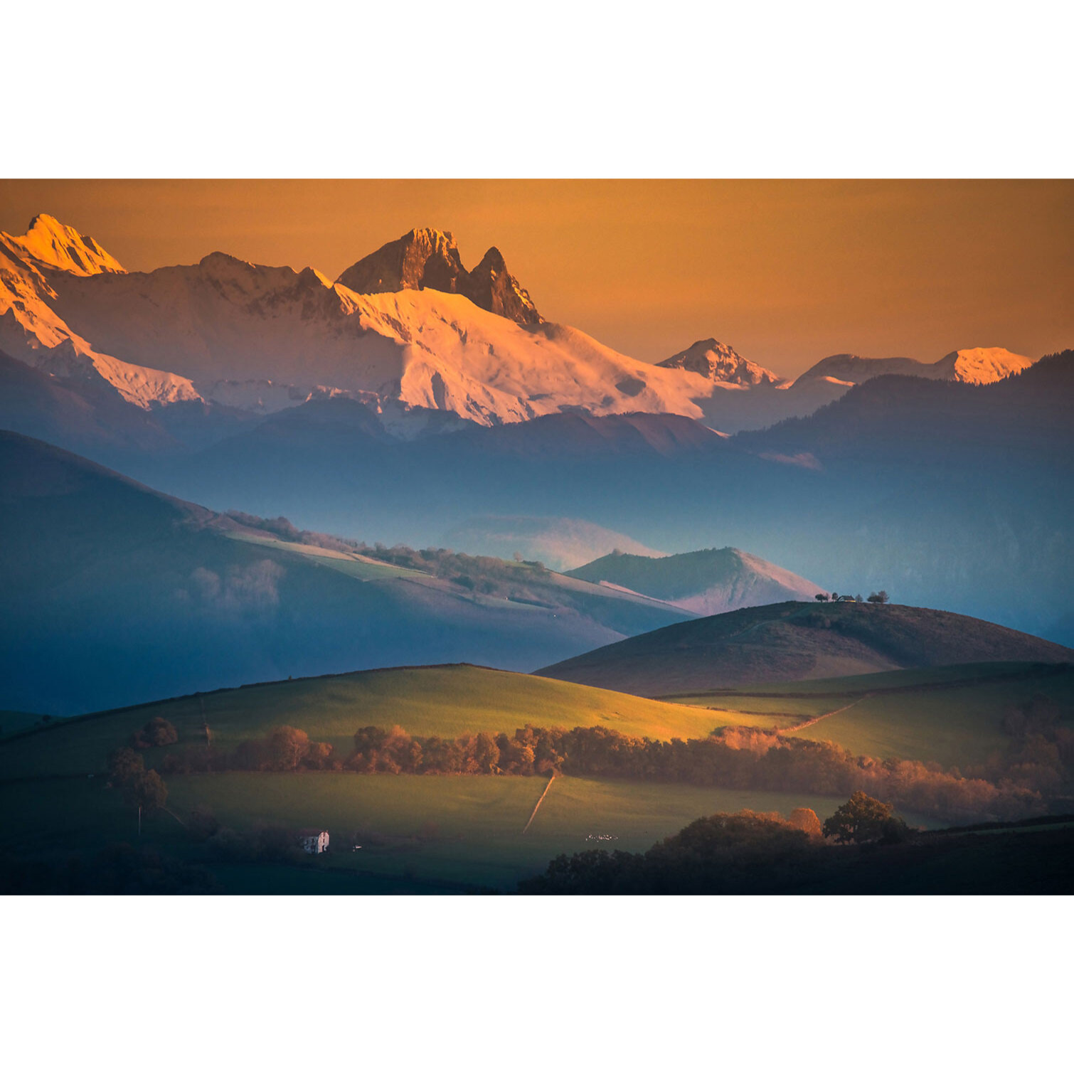 Tableau sud ouest pic du midi d'ossau  Toile imprimée