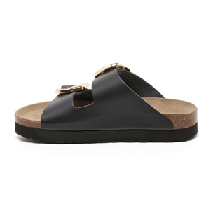 SANDALO CON ZEPPA BILLOWY NERO