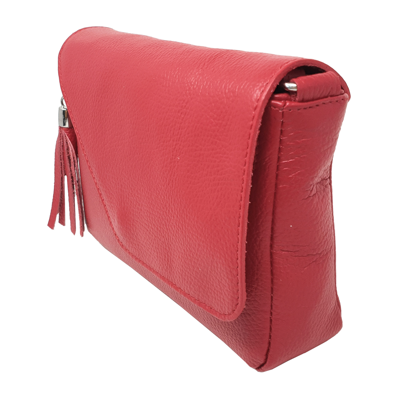 Chicca Borse Tracollina Donna in Pelle Rosso