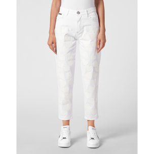 PHILIPP PLEIN Vaqueros Mom Fit HEART