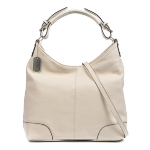 Ascoli bolso de hombro piel auténtica dollaro