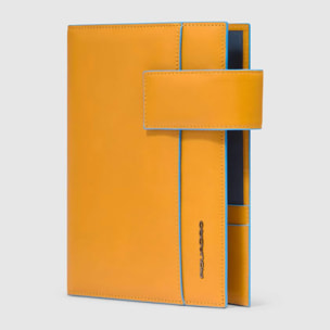 Piquadro Organiseur en cuir avec boucle pour stylo