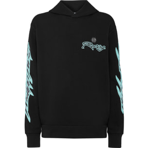 PHILIPP PLEIN Felpa con cappuccio RACING