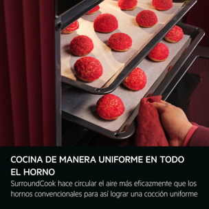 AEG Horno de vapor Serie 8000 MealAssist con SteamPro con Display CookSmart Touch 4,3 '', con WiFi TB8SB73ZAB