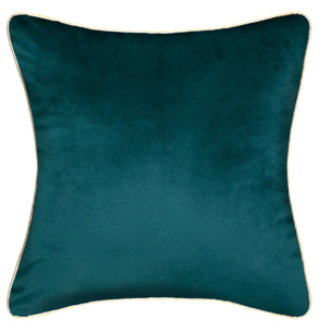 Housse de coussin "Feel" bleu canard 40x40cm