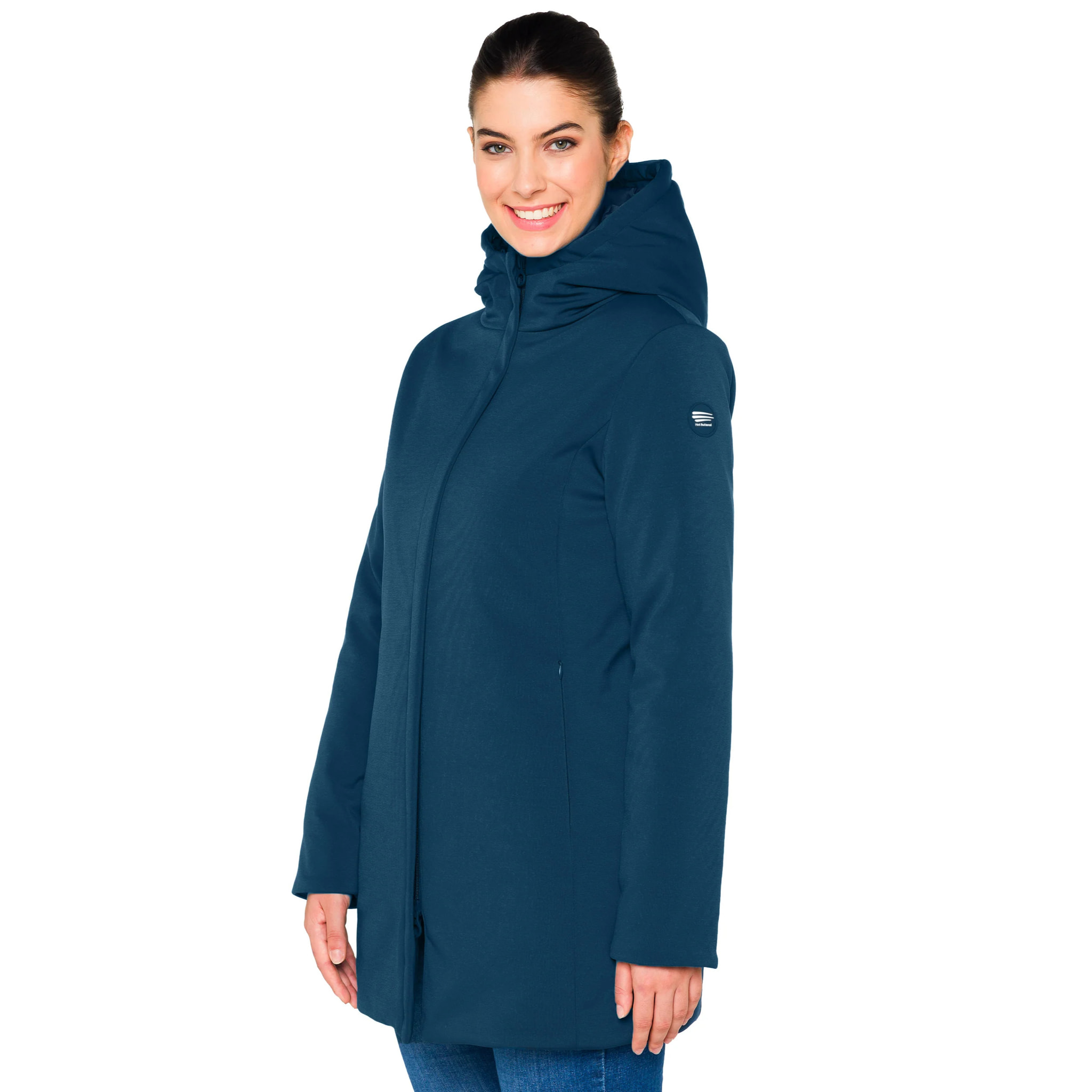 Parka JAQUELINE imbottito impermeabile blu chiaro