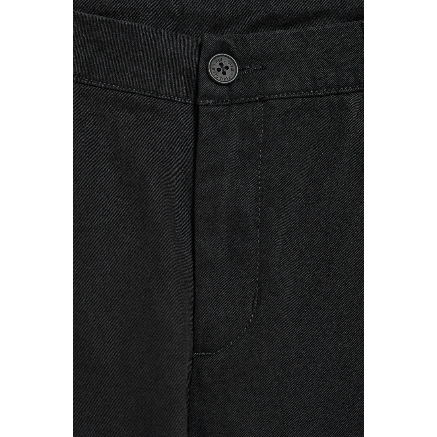 Pantalón chino Vanya negro con bordado Polo Club