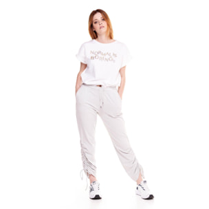 Joggers da donna arricciati Cristal Shine