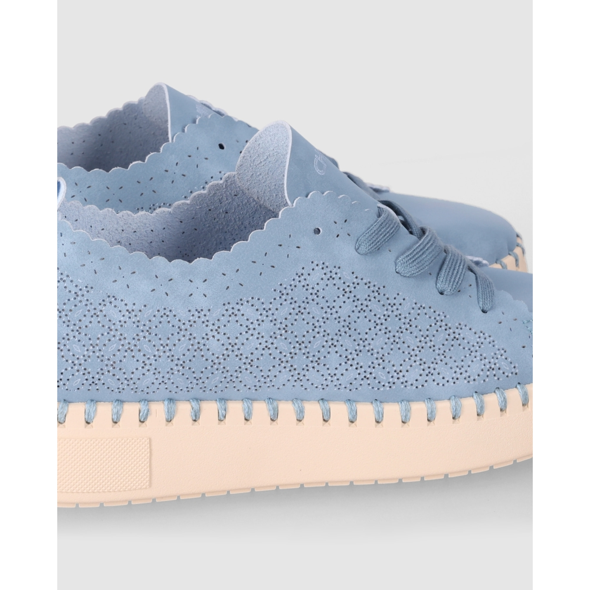 Zapatos de Piel Sintética - Jeans - Tacón: 4 cm