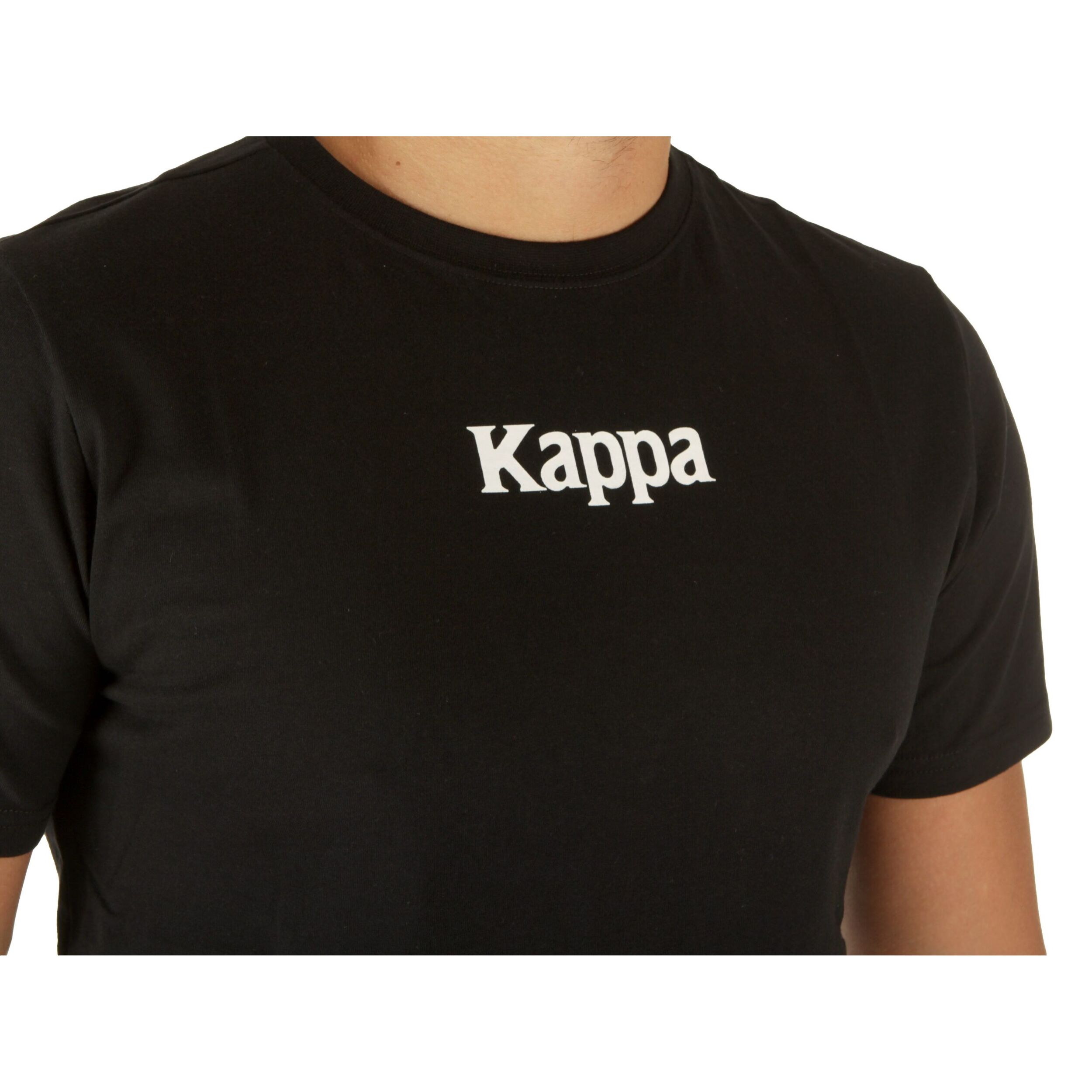 T-Shirt Robe di Kappa T-Shirt Authentic Fico Nero