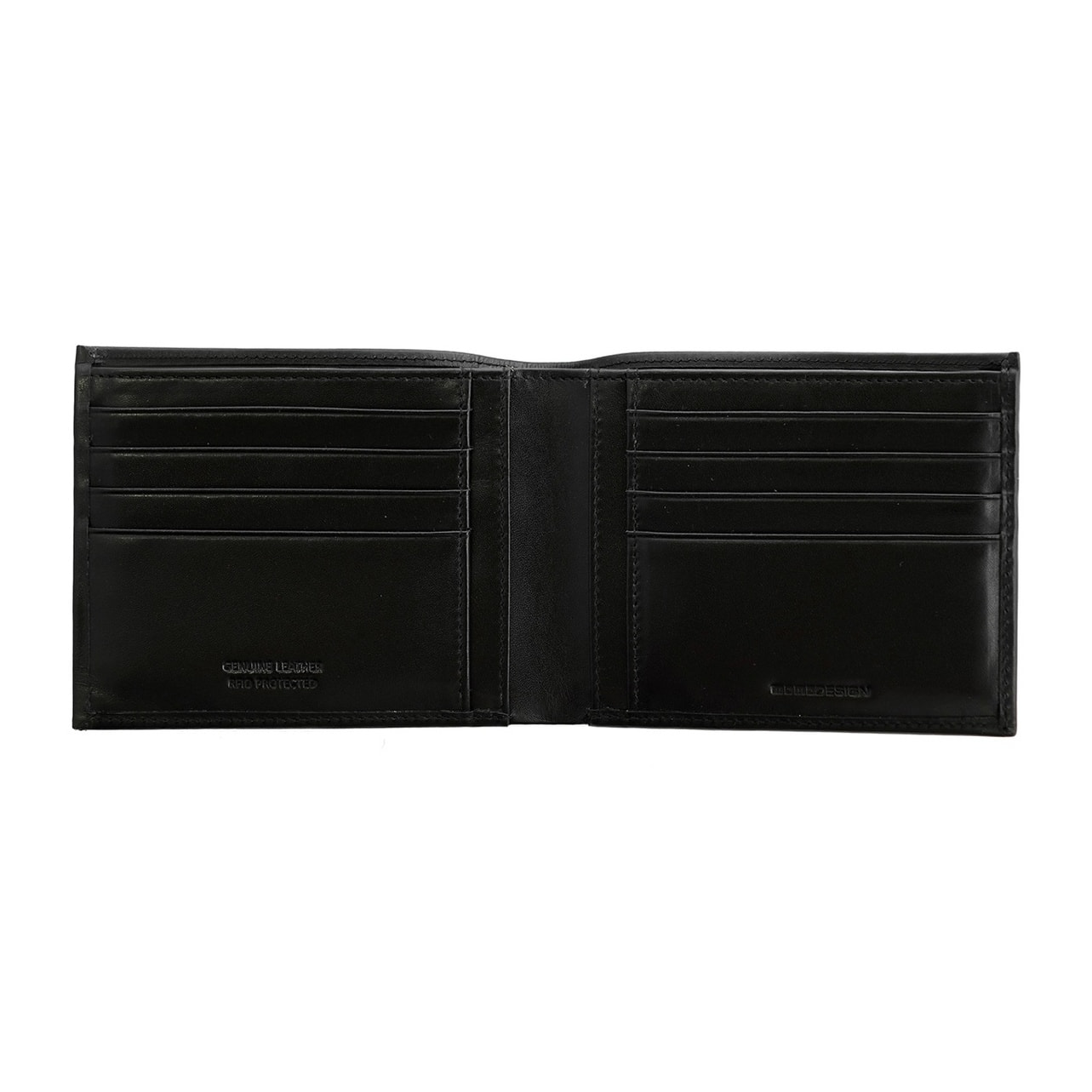 Portafoglio uomo in vera pelle - Modello Novanto - Casual - 12.5 x 10.15 x 2.0 cm