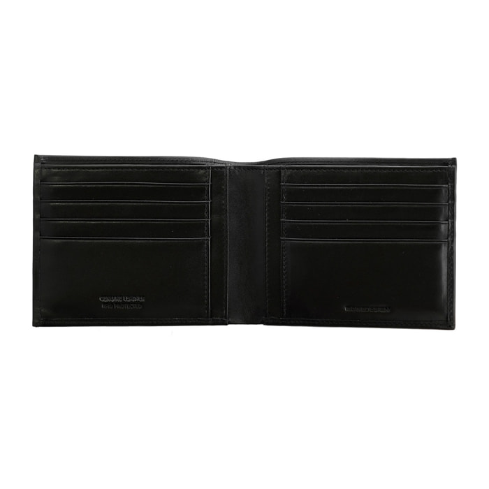 Portafoglio uomo in vera pelle - Modello Novanto - Casual - 12.5 x 10.15 x 2.0 cm