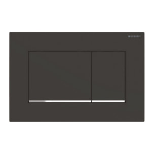 Pack WC Bati-support Geberit UP720 extra-plat + WC sans bride Ideal Standard Tesi + Abattant softclose + Plaque noir mat/chrome