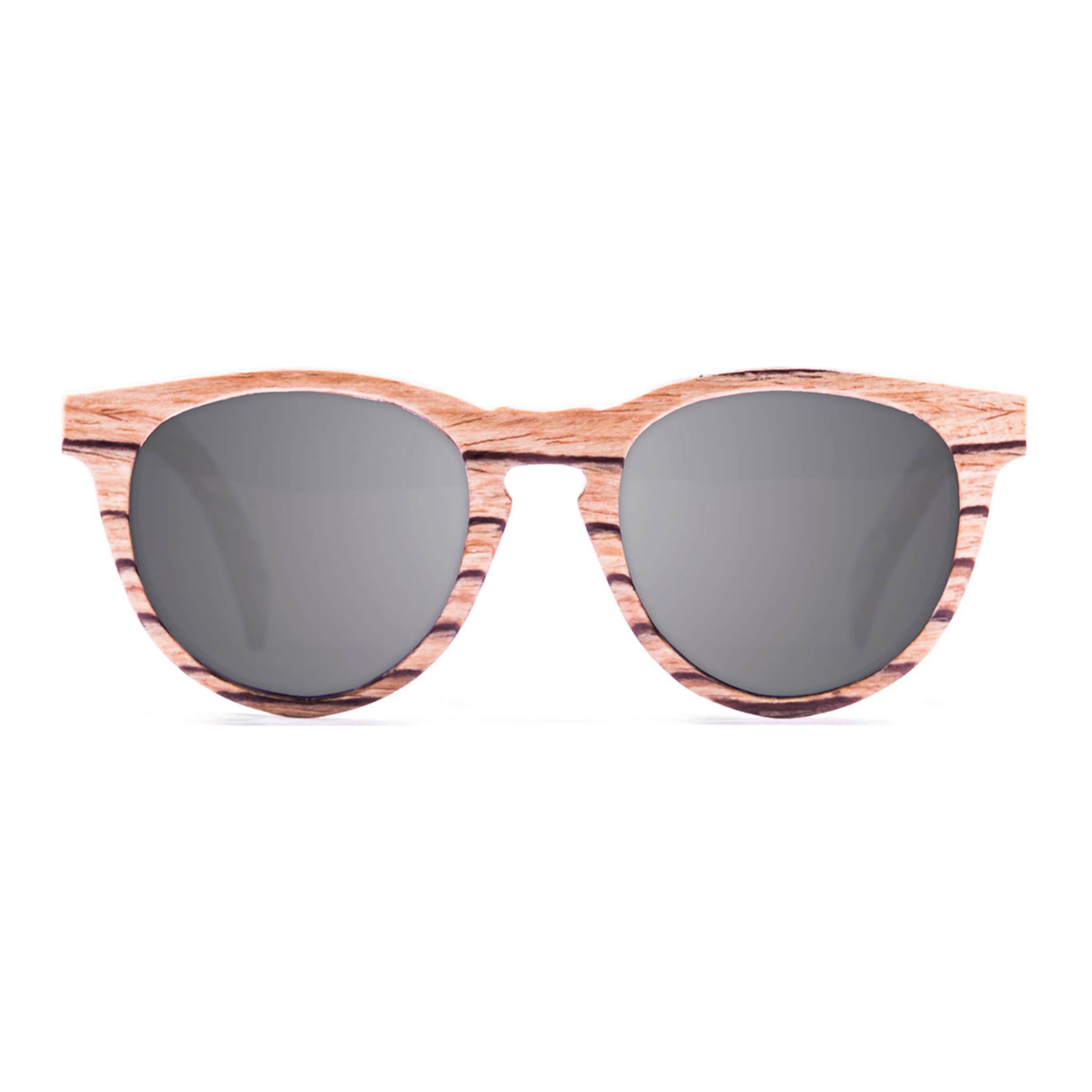 Gafas de sol KAU BERLIN - De madera de zebrano / Ahumada