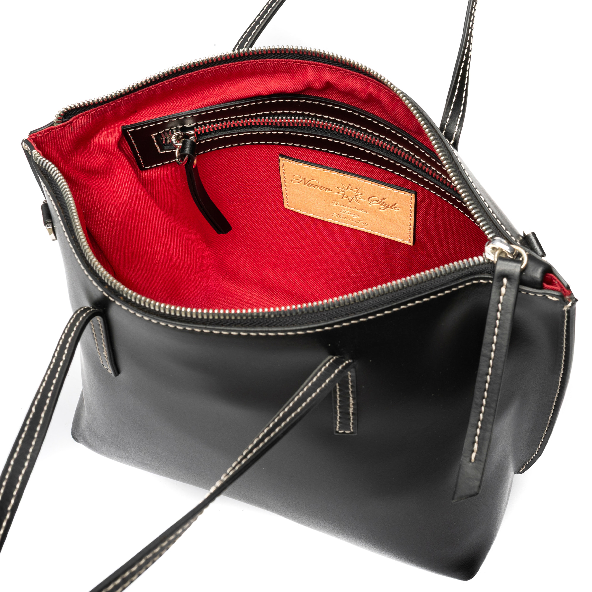 Ballao borsa Tote donna. Pelle autentica Ruga.