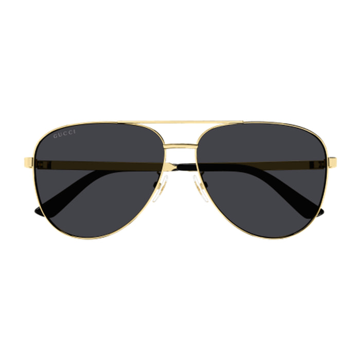 Gafas de Sol Gucci GG1233SA-001 de Metal Hombre 63 mm