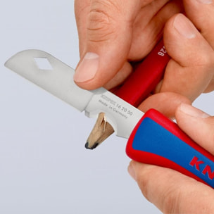 Couteau pliant d'électricien KNIPEX L. 80 mm - 16 20 50 SB