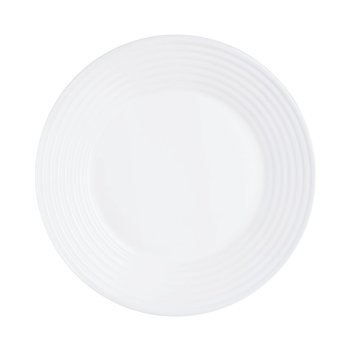 6 platos llanos blancos 25 cm Harena - Luminarc