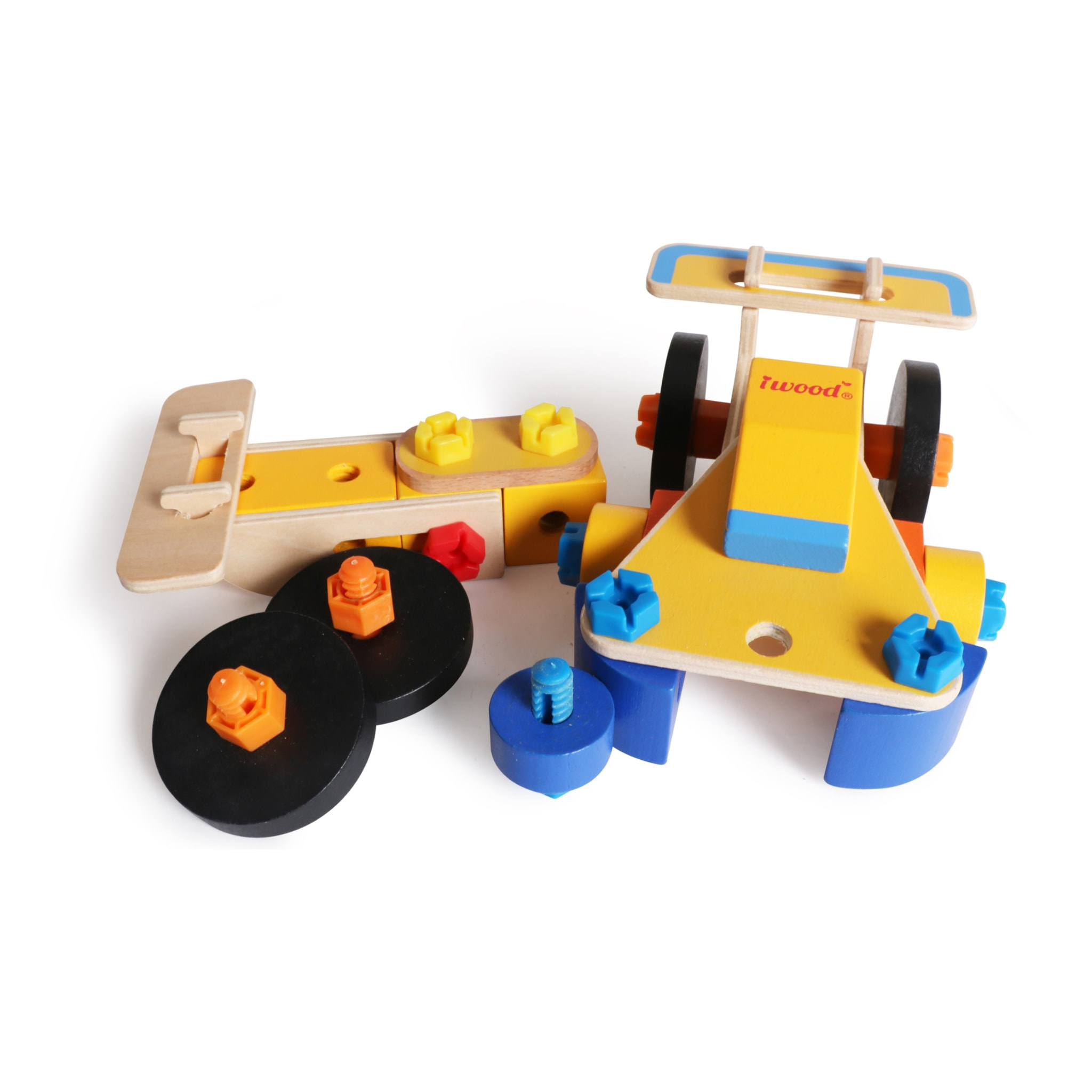 COCHE DE CARRERAS F1 DE CONSTRUCCIÓN (TRANSFORMABLE)