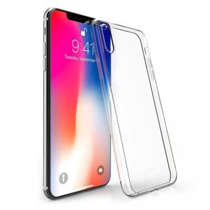 Coque iPhone Xs Max souple en silicone transparente