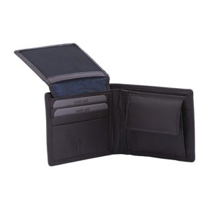 Portafoglio  da uomo In Vera pelle Made in Italy 8,5x11x2,5 cm