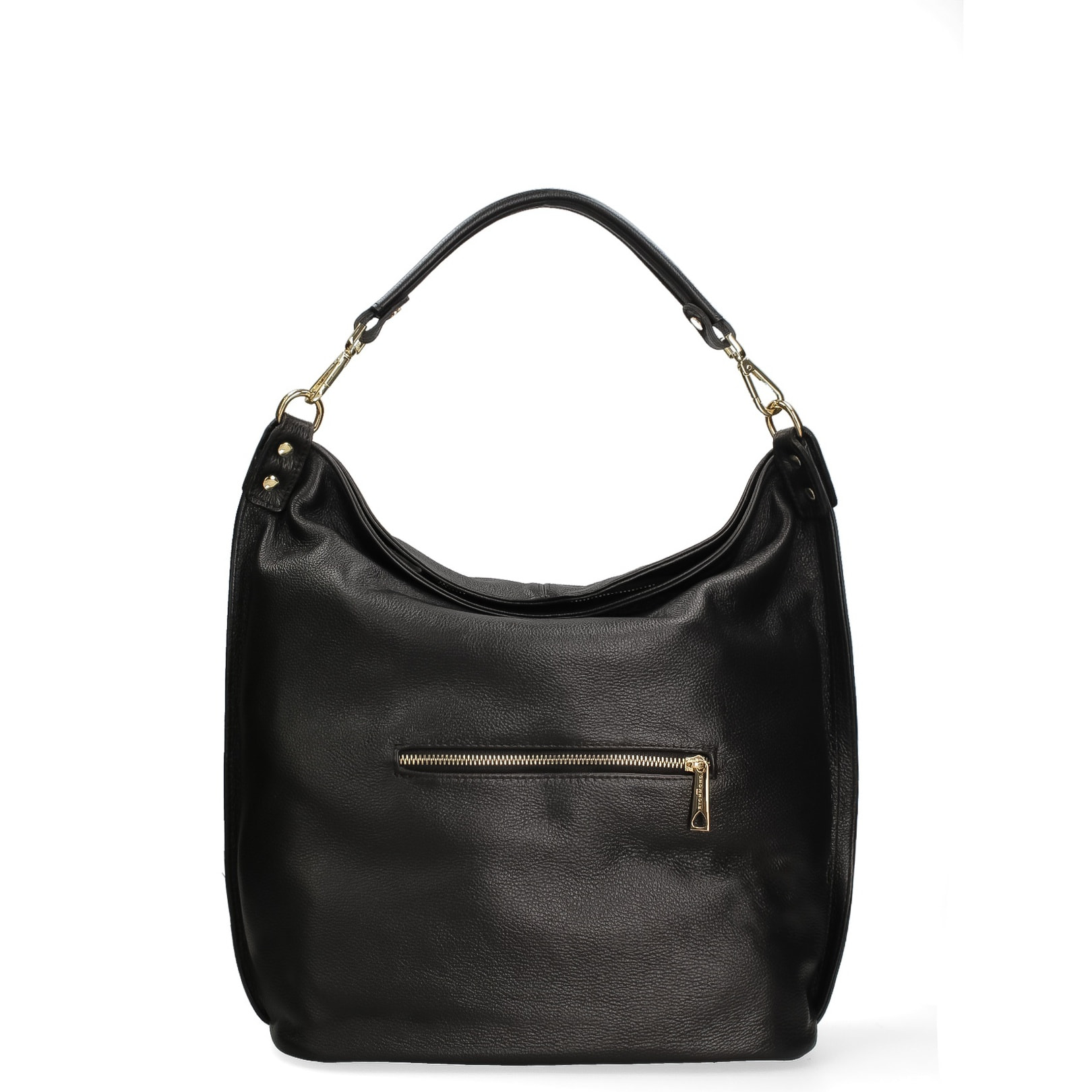 Borsa a spalla da donna Made in Italy - Modello Oriana Plus - 100% pelle - 36.0 x 40.0 x 12.0 cm