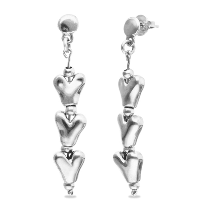 Pendiente PÁLPITO PLATEADO U