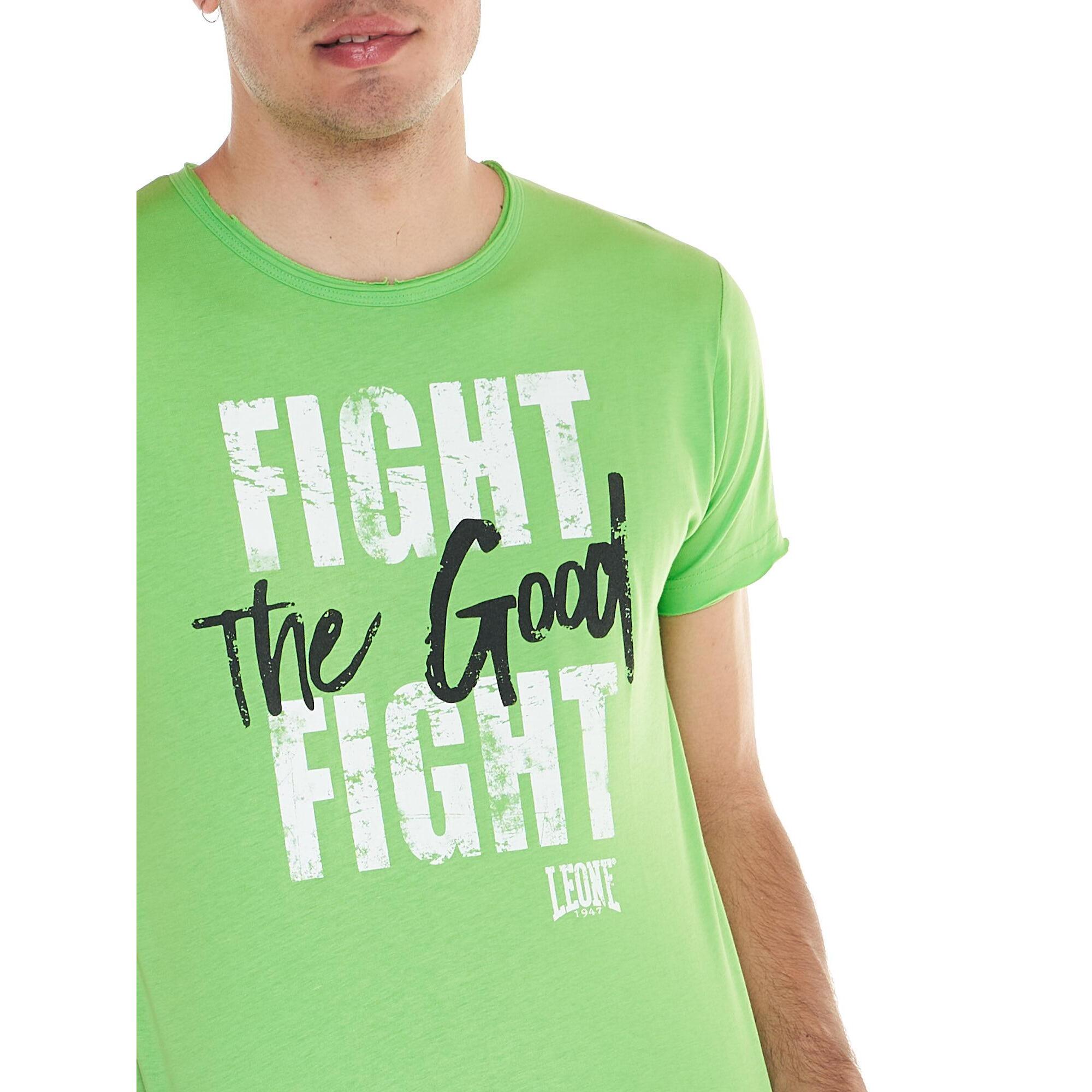 T-shirt da uomo stampa "The good fight" Sporty